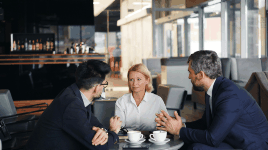 Team planning next steps for Psychological Coaching & Personal Development